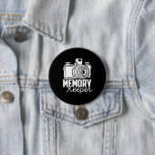 Fotograaf is geheugenhouder ronde button 7,6 cm (In situ)