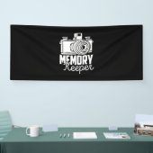 Fotograaf is geheugenhouder spandoek (Beurs)