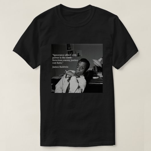 fotograaf James Baldwin Equality Gifts Mus T-shirt (Design voorkant)