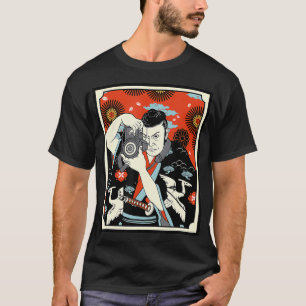 Fotograaf Japans Samurai Warrior Armor Sword T-shirt