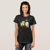 Fotograaf Joke Cheese Camera Gezegden T-shirt (Voorkant volledig)