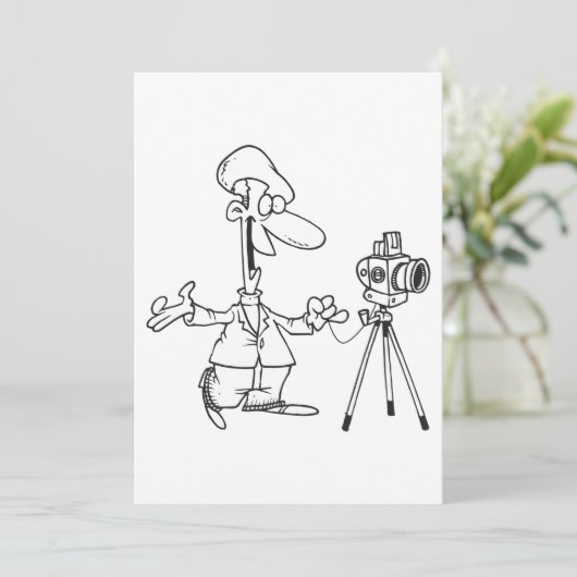 Fotograaf Kaart (Staand voorkant)