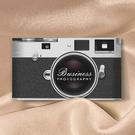 Fotograaf Klassieke camera fotografie Visitekaartje