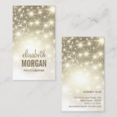 Fotograaf - Kleine gouden spaarjes Visitekaartje (Voorkant / Achterkant)