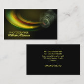 fotograaf kleurrijk modern visitekaartje (Voorkant / Achterkant)