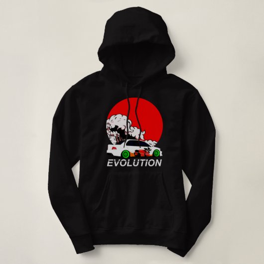 fotograaf Lancer Evolution VIII Hoodie (Design voorkant)