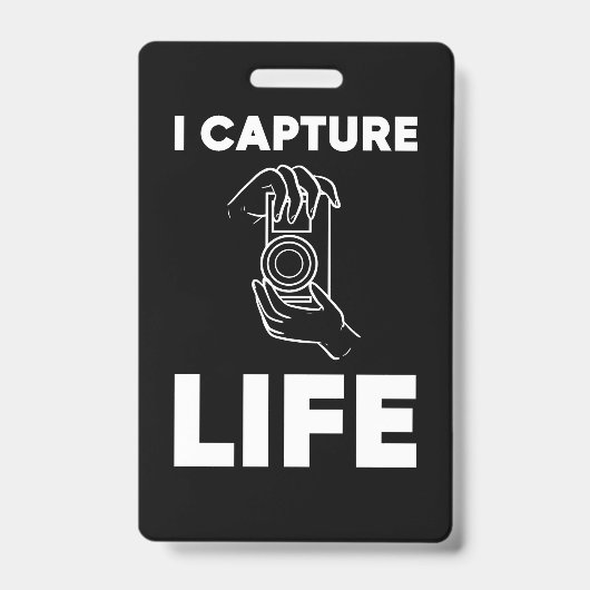 Fotograaf Legt Leven Vast Badge (Voorzijde)