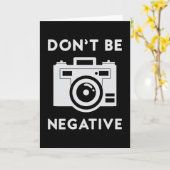 Fotograaf Lens fotografie camera Funny Gift Kaart (Gele Bloem)