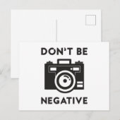 Fotograaf Lens Fotografie Camera Gift Idee Briefkaart (Voorkant / Achterkant)
