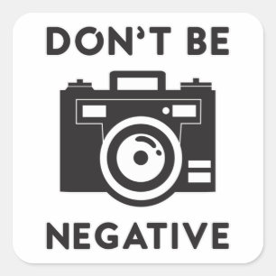 Fotograaf Lens Fotografie Camera Gift Idee Vierkante Sticker