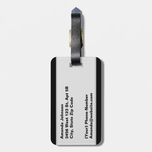 Fotograaf Life - Grappige Fotografie Checklist Bagagelabel (Achterkant verticaal)