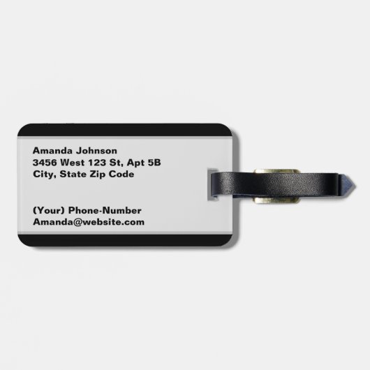 Fotograaf Life - Grappige Fotografie Checklist Bagagelabel (Achterkant horizontaal)