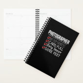 Fotograaf Life - Grappige Fotografie Checklist Planner (Display)
