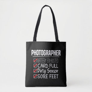 Fotograaf Life - Grappige Fotografie Checklist Tote Bag