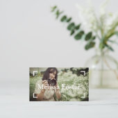 Fotograaf Lijst Aangepast foto-Visitekaartje Visitekaartje (Staand voorkant)