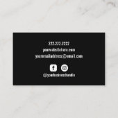 Fotograaf Lijst Aangepast foto-Visitekaartje Visitekaartje (Achterkant)