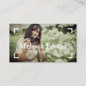 Fotograaf Lijst Aangepast foto-Visitekaartje Visitekaartje (Voorkant)