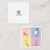 Fotograaf logo minimalistische fotografie wit contactkaartje (Voorkant / Achterkant)