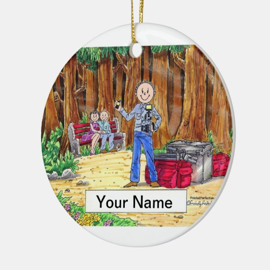 Fotograaf - Mannelijk Keramisch Ornament (Links)