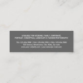 Fotograaf Mini Visitekaartje (Achterkant)