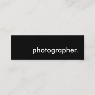 fotograaf. mini visitekaartje