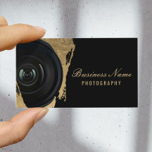 Fotograaf Modern Black & Gold Fotografie