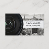 Fotograaf Modern Black & White Photography Visitekaartje (Voorkant)