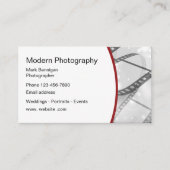 Fotograaf Modern Design Visitekaartje (Voorkant)