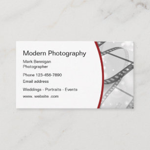 Fotograaf Modern Design Visitekaartje