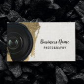 Fotograaf Modern Gold Stroke Fotografie Visitekaartje