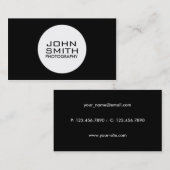Fotograaf Modern Professional Gewoon Visitekaartje (Voorkant / Achterkant)