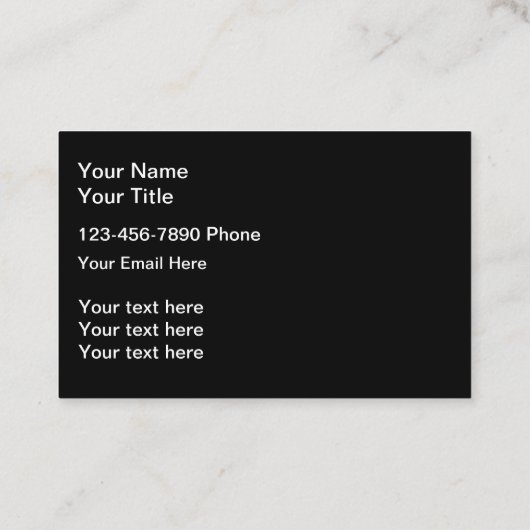 Fotograaf Modern Wedding Visitekaartje (Achterkant)