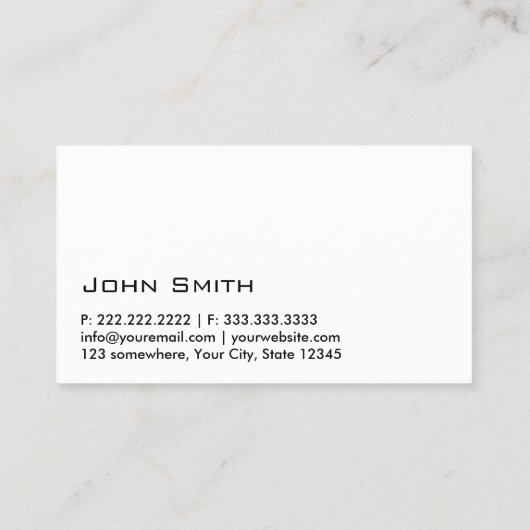 Fotograaf Modern zwart label Eenvoudige plaat (Achterkant)