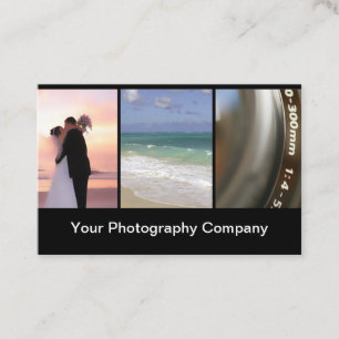 Fotograaf Moderne Huwelijk Visitekaartje