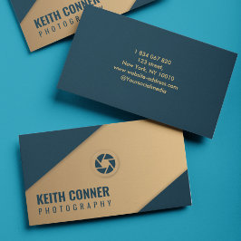 Fotograaf Navy & Gold Visitekaartje