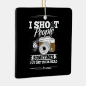 Fotograaf neemt elke dag mensen mee keramisch ornament (Rechts)