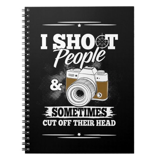 Fotograaf neemt elke dag mensen mee notitieboek (Voorkant)