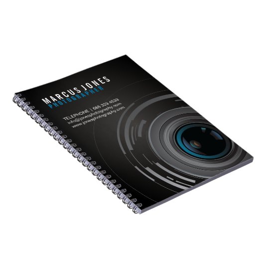 fotograaf notebook notitieboek (Rechterzijde)