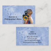 Fotograaf of camerawinkel humoristisch visitekaartje (Voorkant / Achterkant)