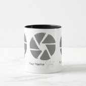 Fotograaf Ontwerp  Aperture Retro Camera Mok (Midden)