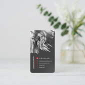Fotograaf, ontwerpstudio, creatieve fotografie visitekaartje (Staand voorkant)