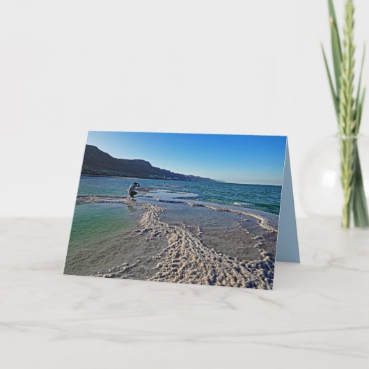 Fotograaf op dood Zee, alle Occasiegroet Kaart (Voorkant)