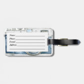Fotograaf op Duty camera-ontwerp Bagagelabel (Achterkant horizontaal)