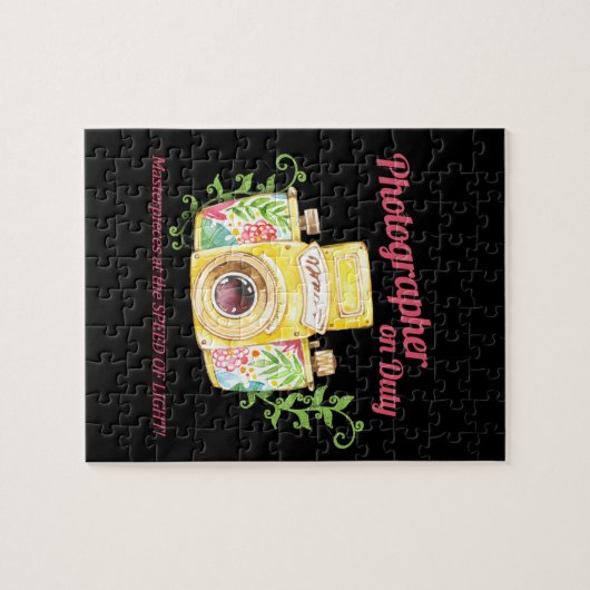 Fotograaf op Duty  camera-ontwerp Legpuzzel (Horizontaal)