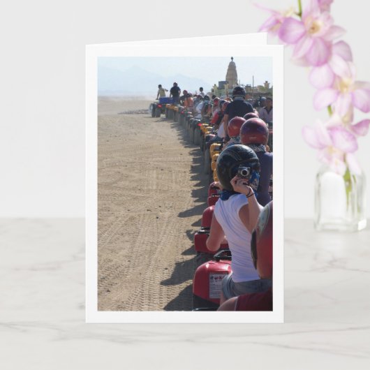 Fotograaf op Quad Bike Kaart (Orchidee)