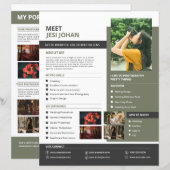 Fotograaf over mij Pagina (Voorkant / Achterkant)