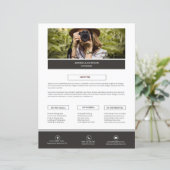 Fotograaf over mij Pagina sjabloon (Staand voorkant)