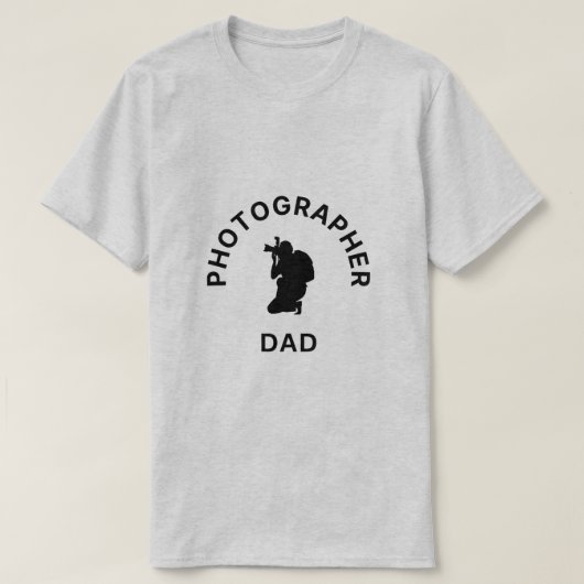Fotograaf Pap - Capture Moments T-Shirt (Design voorkant)