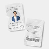 Fotograaf Pers Journalist Id-kaart Aangepaste Badg Badge (Voor- en achterkant)