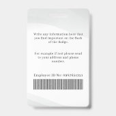 Fotograaf Pers Journalist Id Kaart Aangepaste Badg Badge (Achterkant)